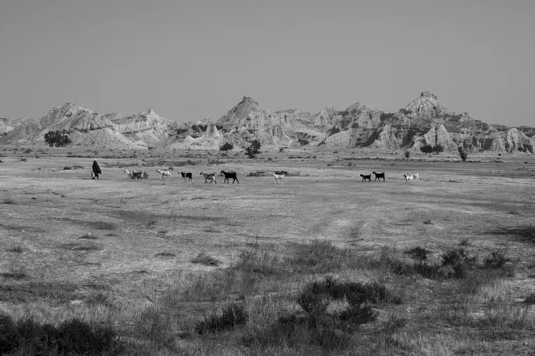 A small village near Lake Bakhtegan where only a few families live. Most have immigrated to other cities. Image by Ako Salemi. Iran, 2016.