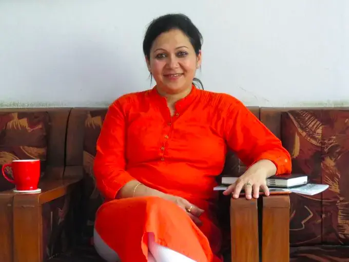 Anita Neupane Thapalia is a lawyer at the Legal Aid and Consultancy Center, a women-led NGO that provides free legal services to women and children, including those who have been trafficked for sex. Image by Nicole Brigstock. Nepal, 2018.