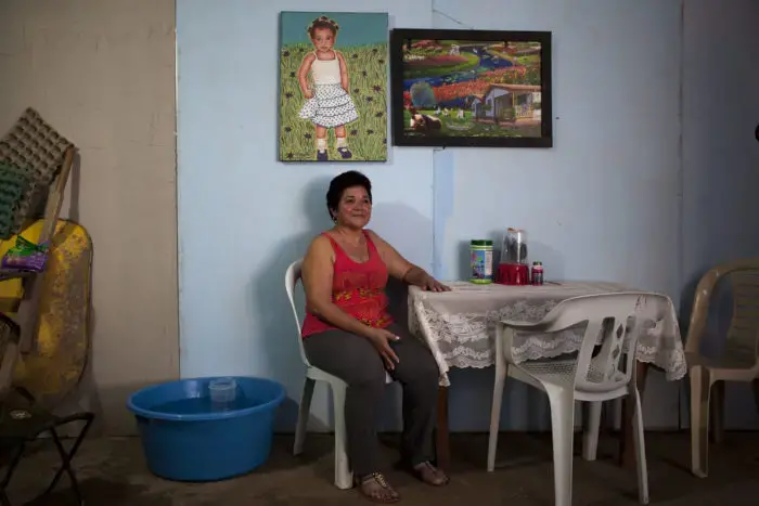 Elisa Castro is a former member of the FARC. She is now one of the coordinators of the Memory Center of Pondores ETCR. Image by Fabio Cuttica. Colombia, 2018. 