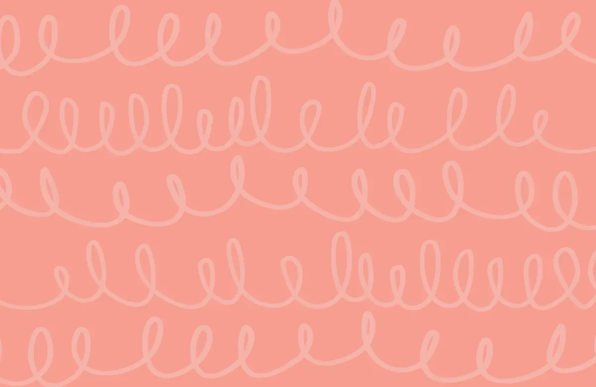 pink background with light pink squiggles