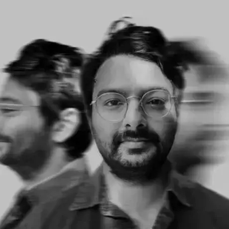 Dhruv Mehrota headshot/graphic