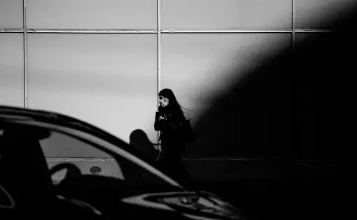 La Cienega Blvd, March 30. Image by Clara Mokri. United States, 2020.