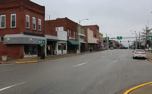 Carbondale, Illinois. Image by Paul Sableman / Wikimedia Commons. United States, 2017.