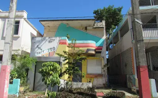 The Casa Taft 169 which was renovated in San Juan, Puerto Rico. Image by Isabel Sophia Dieppa. Puerto Rico, 2019.