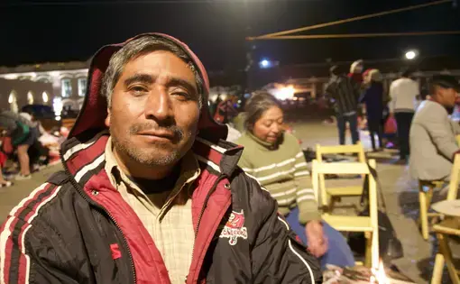 Agustin Gomez Munoz, one of the few Spanish speakers in the Tzotzil speaking group, and thus its de facto leader. Image by Jared Olson. Mexico, 2018.