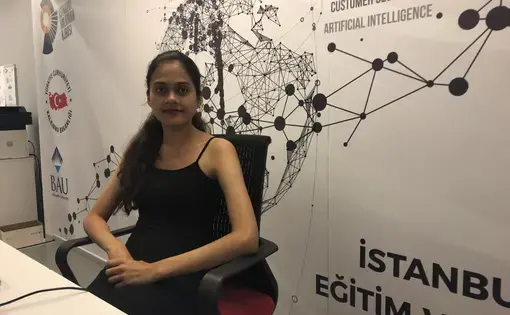 Nageen Asif, a third year computer engineering student at&nbsp;Bahcesehir University. Image by Shirin Alhroob.&nbsp;Turkey, 2019.