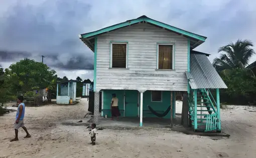 Home in Red Village where Selvin's friend Richard lives. Image by William Campbell Rawlins. Guyana, 2017.