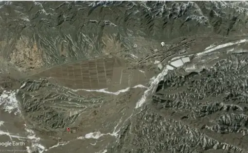Yiwu, Hami prefecture. Image courtesy of Google Earth. China, 2006.