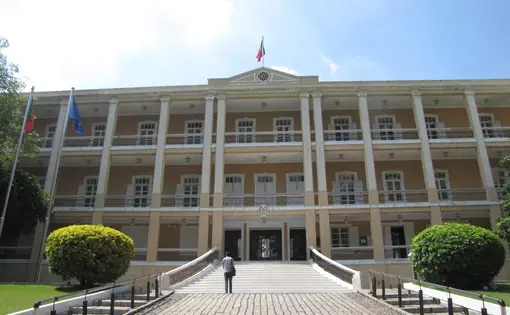 The Portuguese Consulate in Macau and Hong Kong, located near the historic center of Macau. Image by Bruno Beidacki. Macau, 2017.