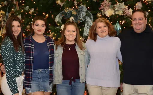 Madison and her family. Image courtesy of Madison Borsellino. United States, 2018.