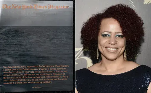 nikole hannah jones and new york time's 1619 project