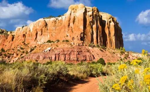 Rock terrain in New Mexico.