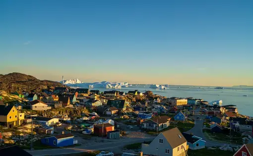 Sunset over Illulissat