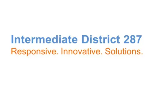 Team logo that read, "Intermediate District 287. Responsive. Innovative. Solutions."
