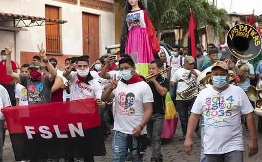 Sandinista rally in Juigalpa, Nicaragua