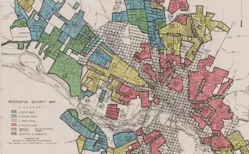 Richmond VA Redlining Map 1935