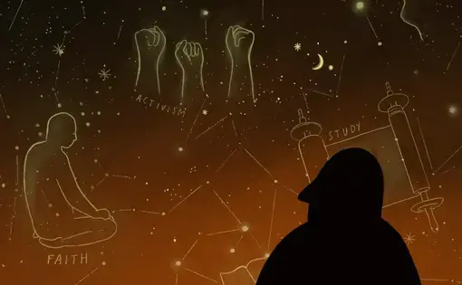 illustration of shadow and sky