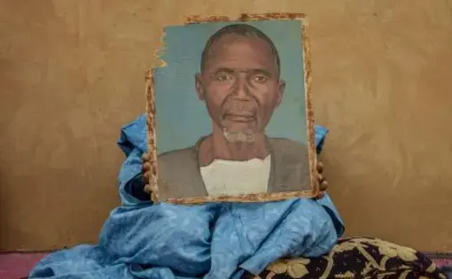 Photo of a drawing of Omar