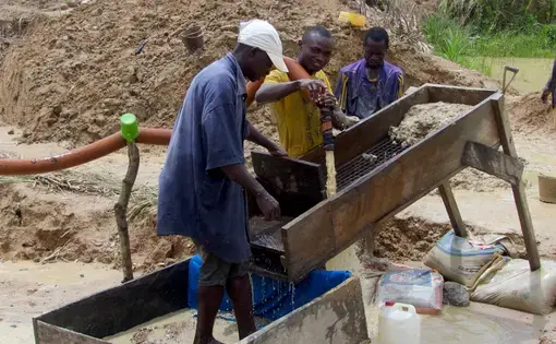 miner in africa