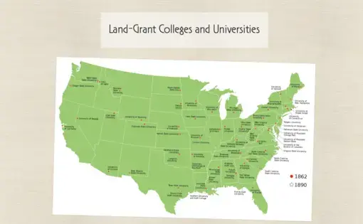 Student website screenshot