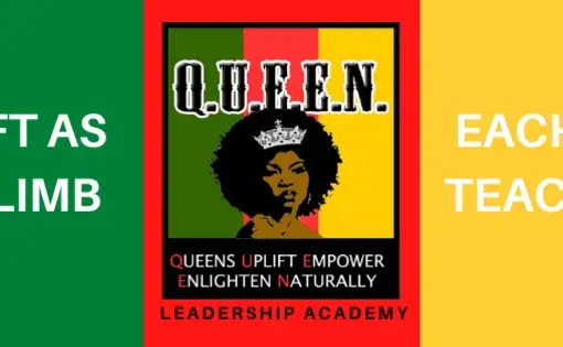 Logo for Q.U.E.E.N Leadership Academy