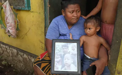 Screengrab from the video This Mom Lost Three Children to the Measles. Her Story, in Her Own Words