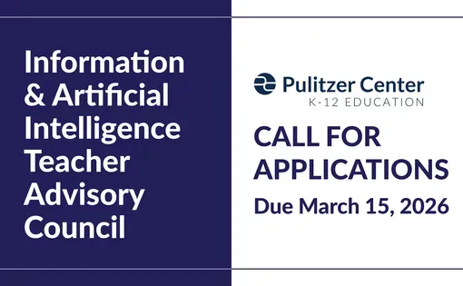 2026 Information &amp; Artificial Intelligence Teacher Advisory Council Call for Applications, Due March 15, 2026