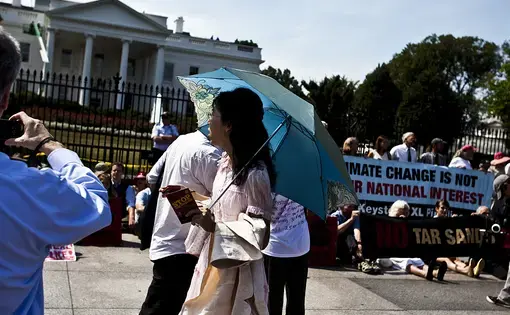 Tar Sands Protest. Image by Jake Naughton. Washington, DC, 2011.