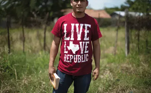 Leaving Family Behind | Roberto Quinones left his children with his wife in El Salvador—a common migrant calculation even before the U.S. policy of family separation. He was deported back from the United States, but he says he will try to go again. Image by Jose Cabezas. El Salvador, 2018.