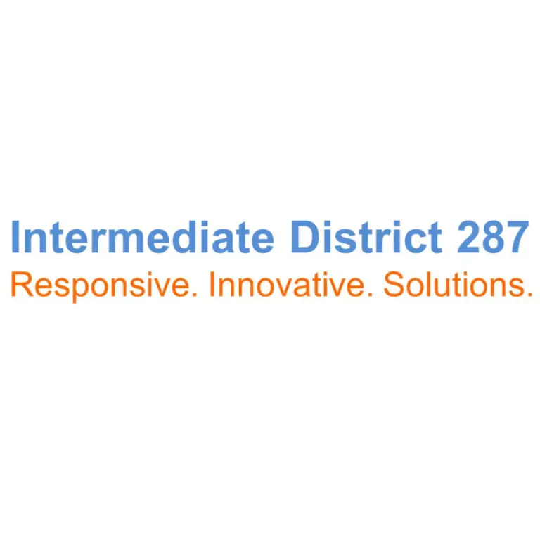 Team logo that read, "Intermediate District 287. Responsive. Innovative. Solutions."