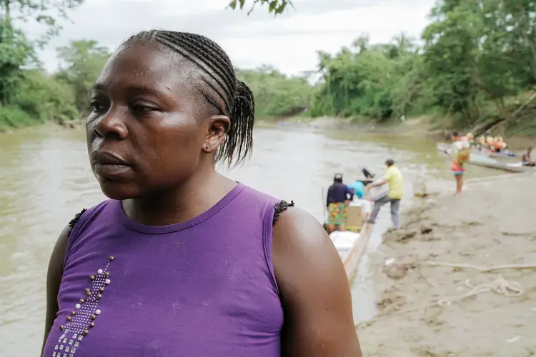 Benita by the river at La Peñita. Image by Bruno Federico for The California Sunday Magazine.