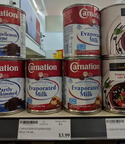 “I don’t even buy carnation milk, it’s not my thing. I see it a lot. Growing up, I see kids having carnation milk for formula,” says a mother of six from Iqaluit, Nunavut. Image by Julie De Meulemeester. Canada, 2018.&nbsp;