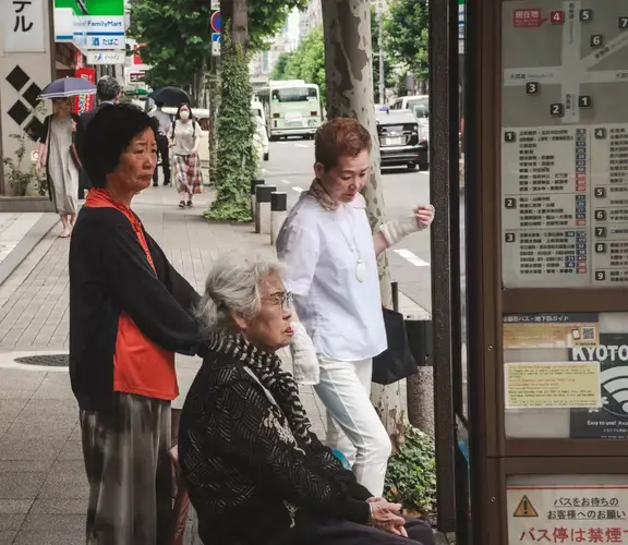 Waiting for the bus outside of Ichikai. Image by Audrey Henson. Japan, 2019.