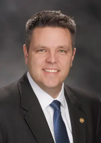 Before he became a state lawmaker, Rep. Justin Hill, R-Lake St. Louis, spent 13 years as a police officer in O'Fallon, Missouri, including stints on drug task forces. Image courtesy of Missouri House Communications.