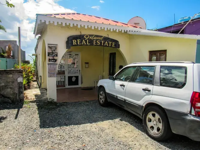 Island Real Estate, one of several real estate agencies on Vieques. Image by Isabel Sophia Dieppa. Puerto Rico, 2019.