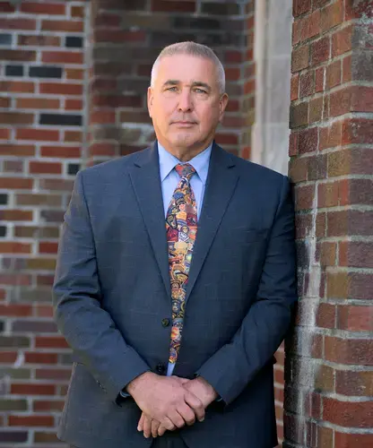 Rick Desjardins, director of the Maine Criminal Justice Academy in Vassalboro. Image by Linda Coan O'Kresik / BDN. United States, undated.