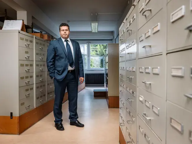 Jens Rommel, chief prosecutor for Germany’s Central Office for the Investigation of National Socialist Crimes. Peter Bauza. Germany, 2017.&nbsp;