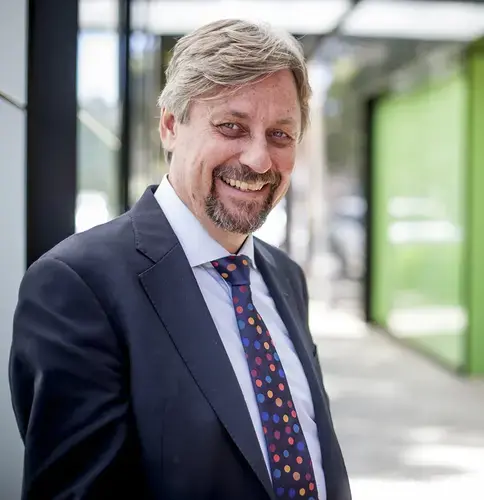 Scott O'Neill, director of the Institute of Vector-Borne Disease at Monash University in Australia, has studied the transmission of the dengue virus to humans by&nbsp;Aedes aegypti&nbsp;mosquitoes. Image courtesy Monash University.