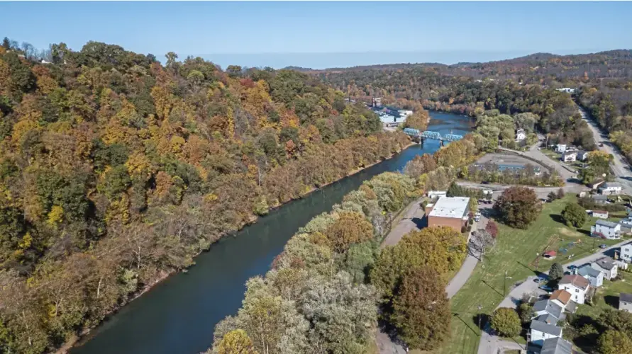 The Kiskiminetas River. Image by Andrew Rush. United States, 2019.