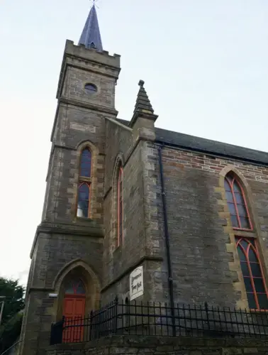 The Stromness Town Hall building. Image by Maggie More. United Kingdom, 2020.