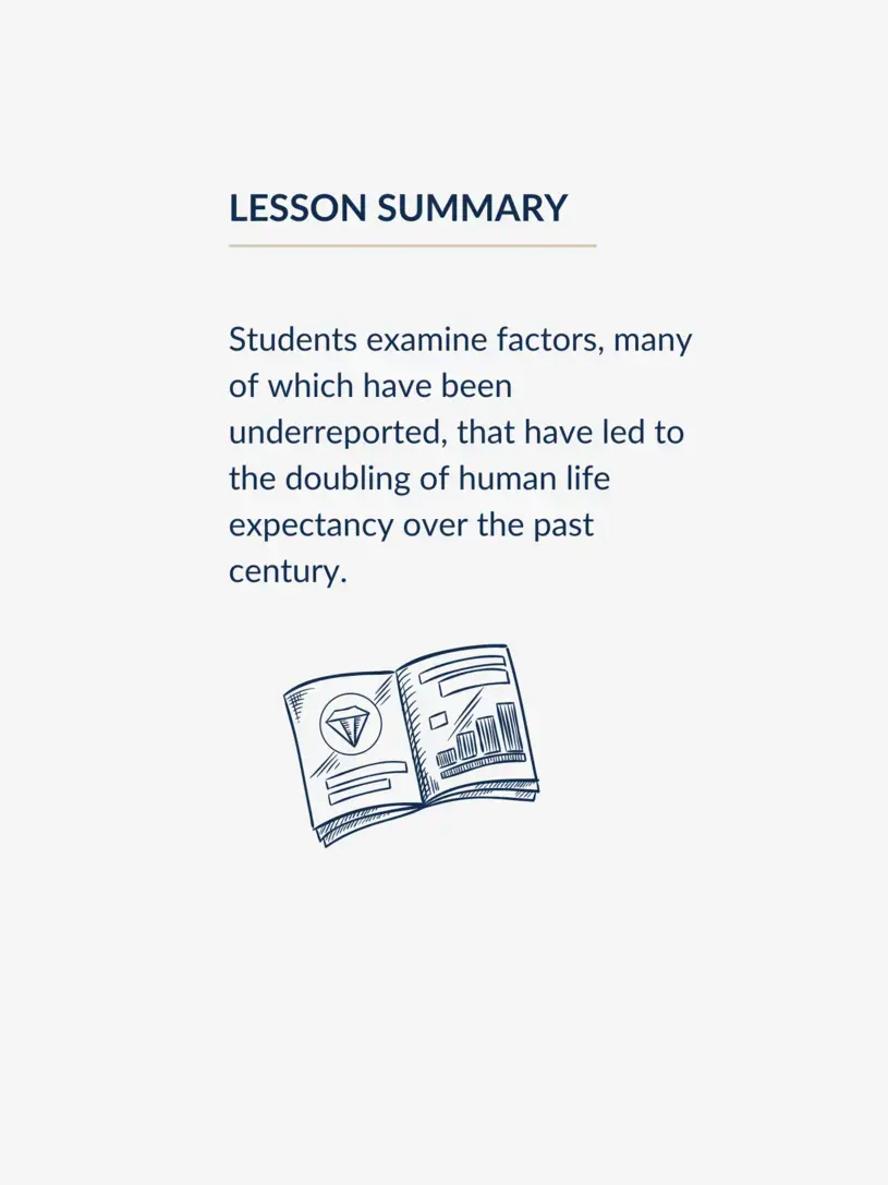 Image of the lesson summary with a graphic of a notebook