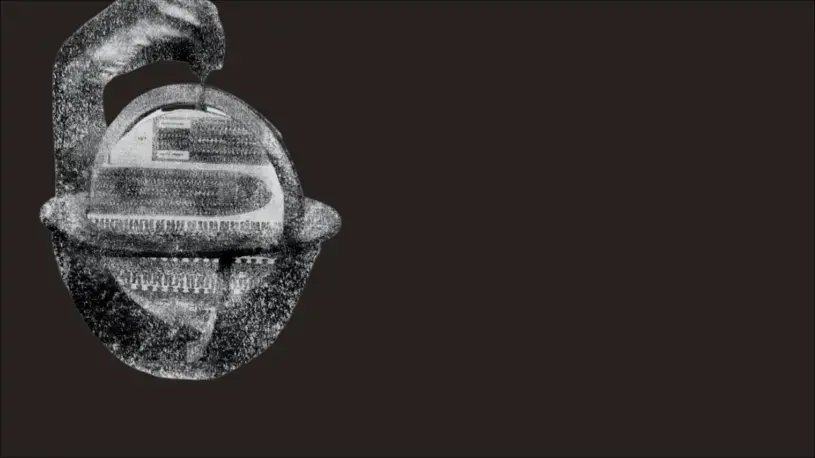 Artwork including ships carrying enslaved Africans