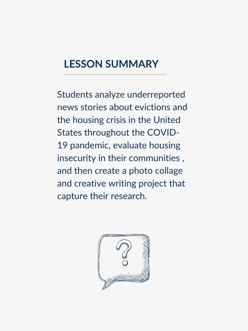 Unit summary over a graphic of a thought bubble with a question mark in it