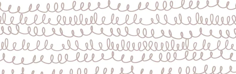 squiggles on a white background