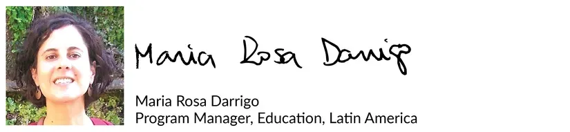 Maria Rosa Darrigo signature