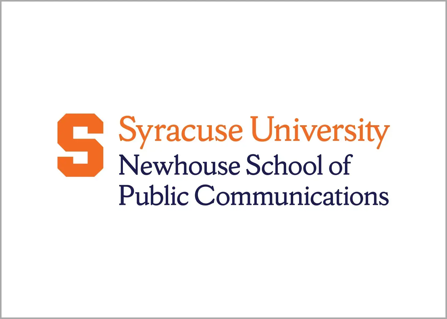 Syracuse University S.I. Newhouse School of Public Communications logo