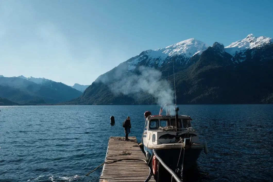 Boris Hernández’s fishing boat in Comau Fjord, Chile. Christian Elliott