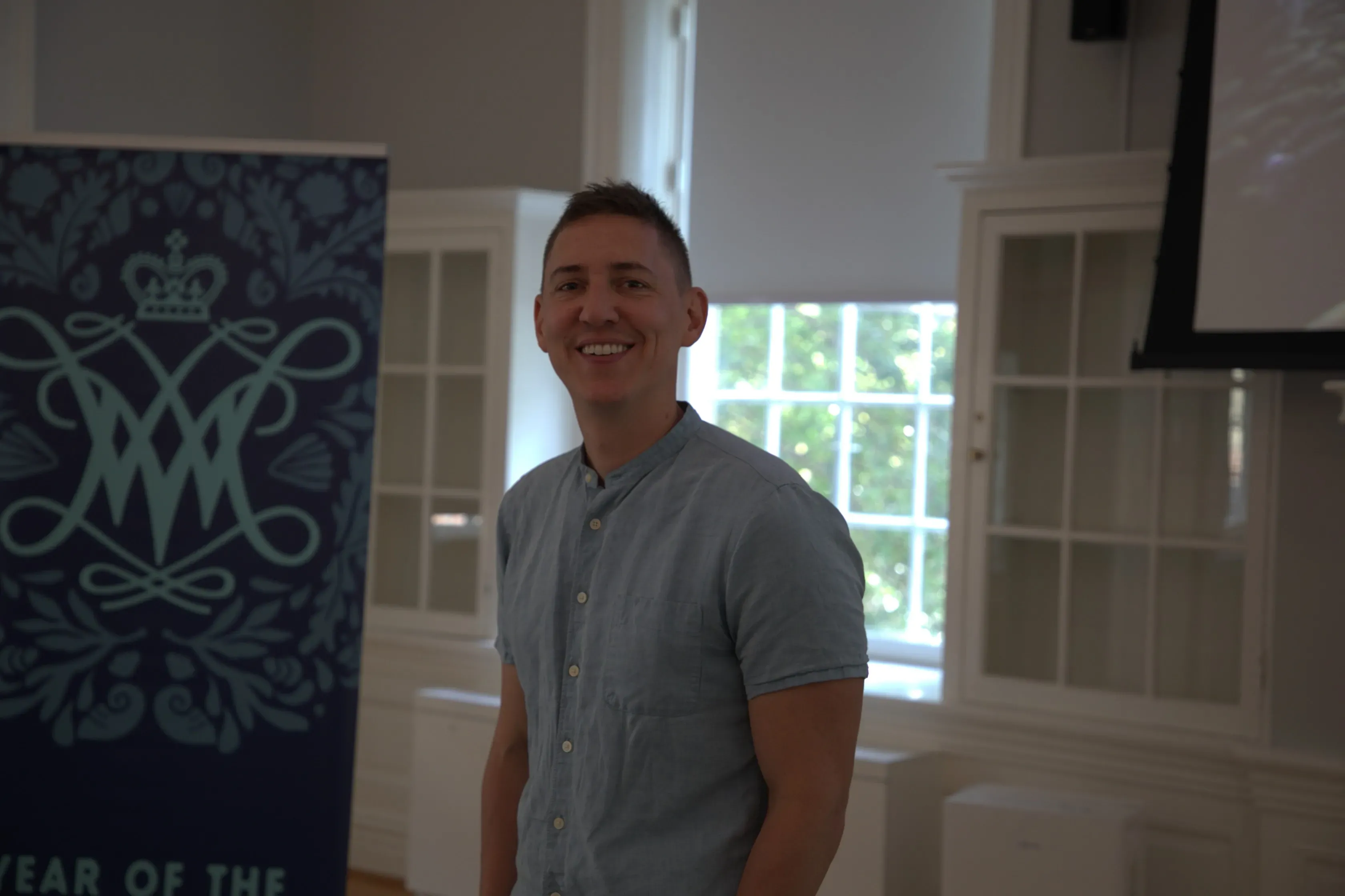 In a public talk Sept. 8, part of William & Mary's Year of the Environment programming, Jones discussed the two main ingredients to his reporting for Vox: "curiosity and wonder." (Photo by Adeline Steel)
