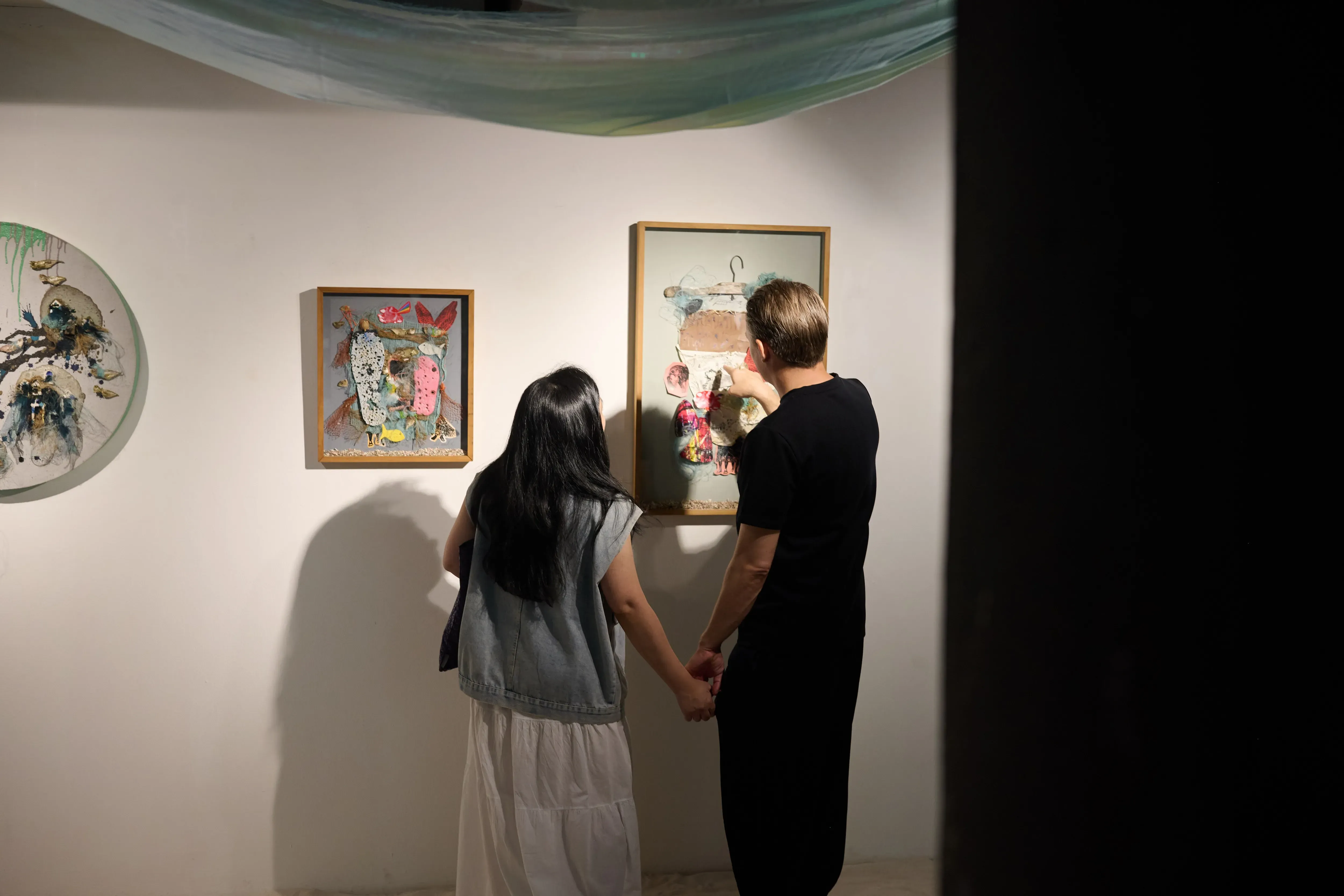 The art exhibition in Art4C Art Centre in Bangkok focussed on the decline of Thailand’s beloved mackerel. Image by Jetsada Leelanuwatkul. Thailand, 2025.