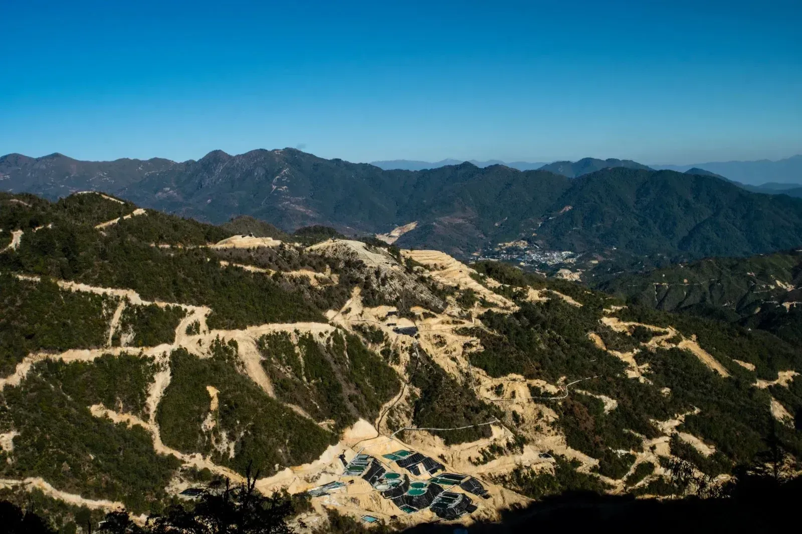 A rare earth mining site in the Pangwa area of Kachin State’s Chipwi Township seen in June. Image by anonymous. Myanmar. The photographer requested anonymity for security reasons.